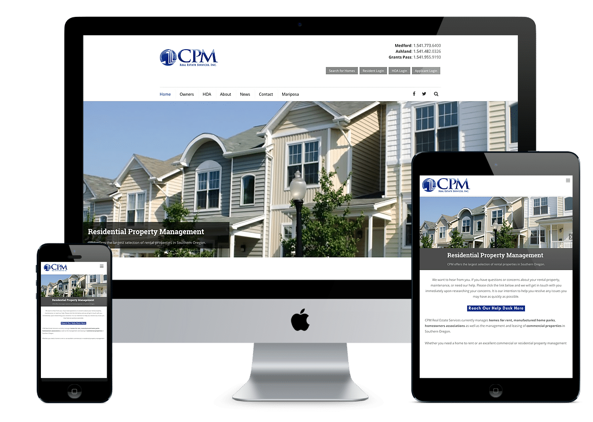 Commercial Property Management Web Design