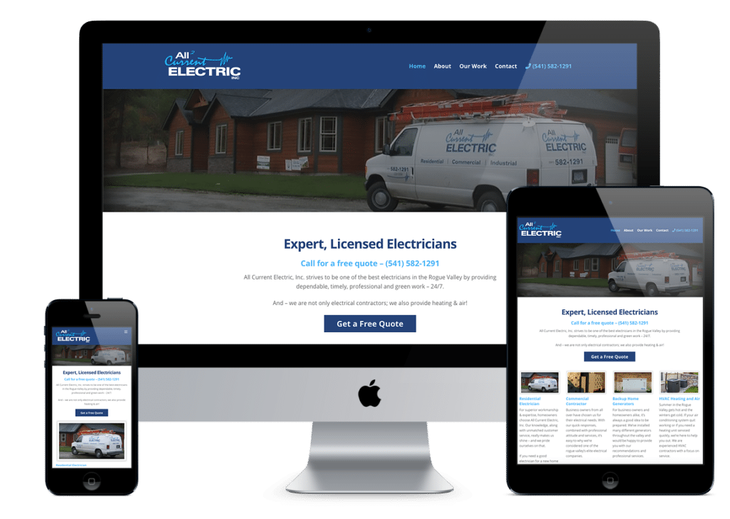 All Current Electric Website