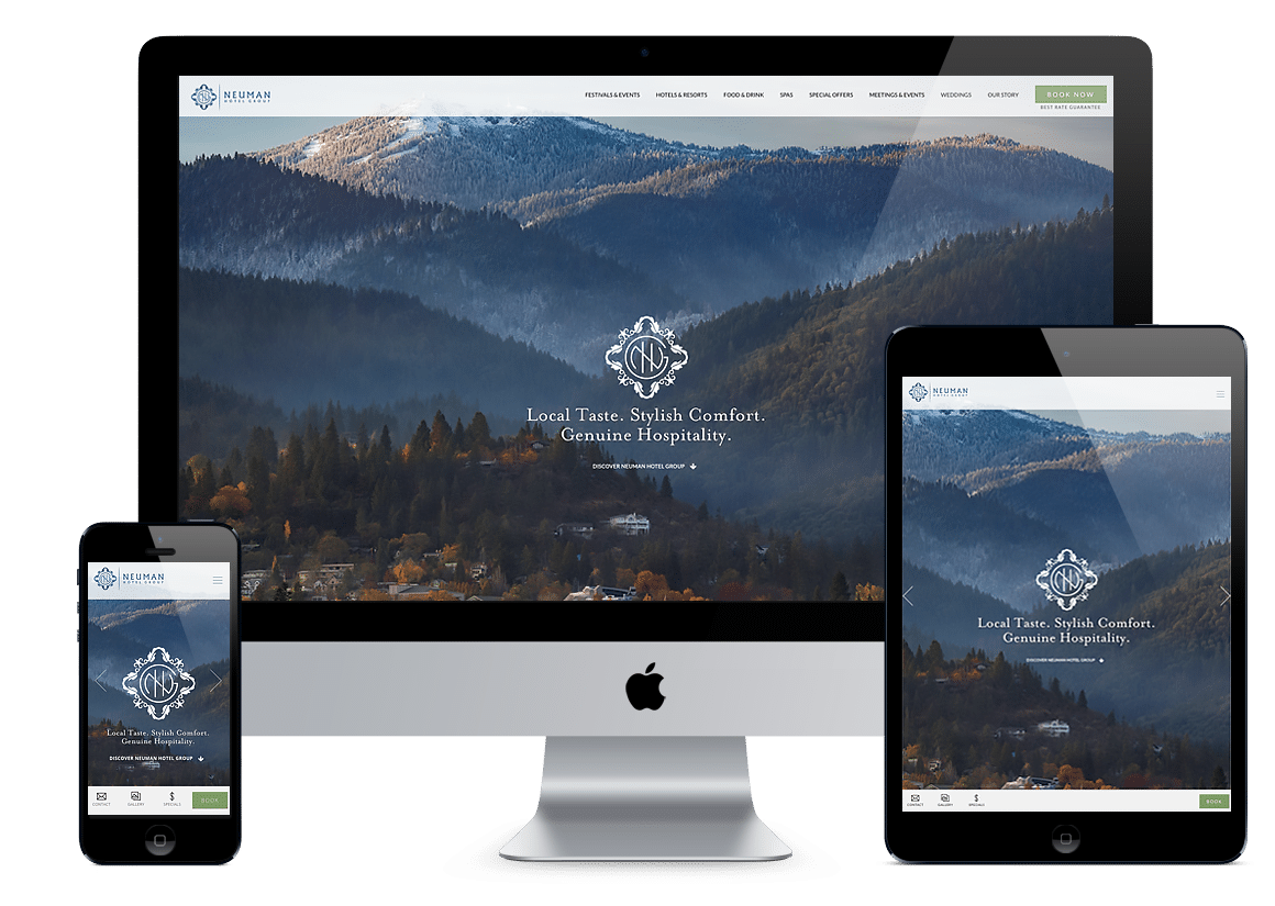 Neuman Hotel Group Web Design