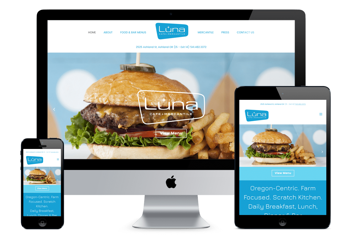 Luna Cafe Website