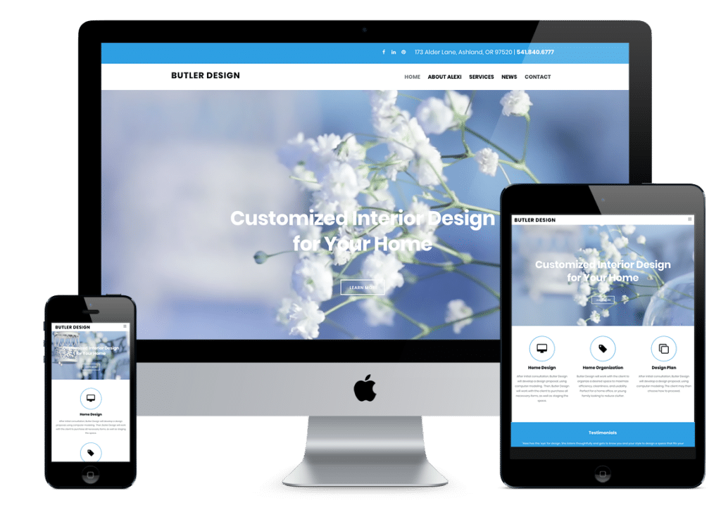 Butler Design Website