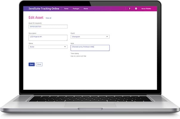 SendSuite® Tracking Online