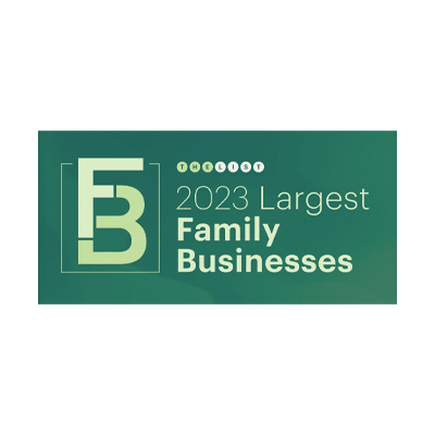 2023 Puget Sound Business Journal Family Business This award recognizes and honors the achievements and contributions of the top family-owned businesses in the greater Puget Sound region.