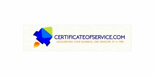 Jay Jump, Certificate of Service