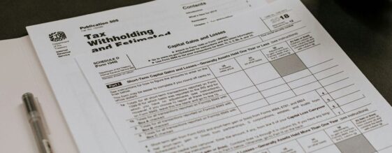 Paperwork for taxes